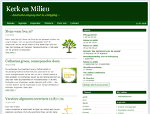 Tablet Screenshot of kerkenmilieu.nl